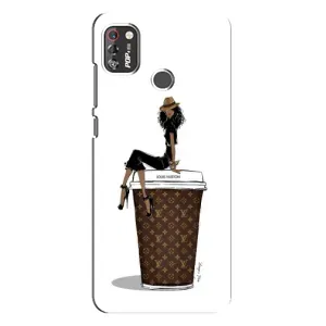 Чохли Луі Вітон для TECNO POP 4 Pro (AlphaPrint - LOUIS VUITTON) (кава LOUIS VUITTON)