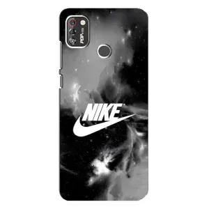 Чехол для TECNO POP 4 Pro - с принтом Найк (AlphaPrint) (Лого Найк)