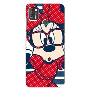 Міккі Маус чохол для TECNO POP 4 Pro (AlphaPrint - Мультяшні) (Маус в окулярах)