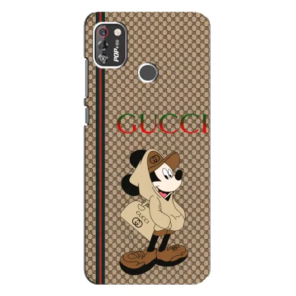 Чохол з принтом «Mickey GUCCI» для TECNO POP 4 Pro Чохол з принтом «Mickey GUCCI» для TECNO POP 4 Pro