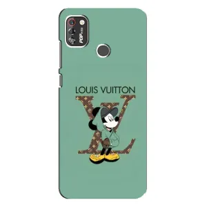 Чохли Луі Вітон для TECNO POP 4 Pro (AlphaPrint - LOUIS VUITTON) (Міккі Маус LV)