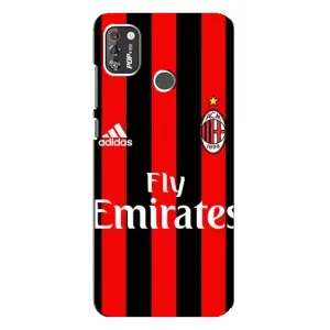 Чехлы для TECNO POP 4 Pro (VPrint) - Футбольные клубы (Milan)