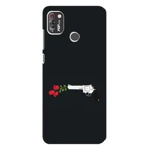Чехлы (ART) Цветы на TECNO POP 4 Pro (VPrint) (Неочікувані квіти)