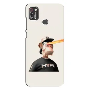 Чохли з Мавпами NFT для TECNO POP 4 Pro (AlphaPrint) (мавпа NFT в окулярах)