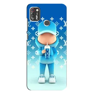 Круті Чохли Луі Віттон для TECNO POP 4 Pro (AlphaPrint) (Хлопець LV)