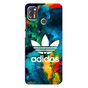 Чохли Адидас для TECNO POP 4 Pro (AlphaPrint) (Яскравий Адідас)