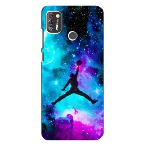 Чехлы для TECNO POP 4 Pro - с картинкой JORDAN (AlphaPrint) (Яркий Джордан)