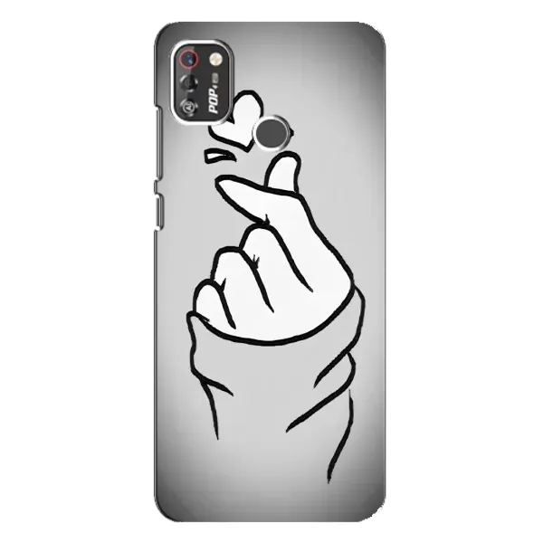 Чохол з принтом «Значок Love» для TECNO POP 4 Pro