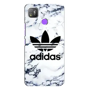Чохли Адидас для TECNO POP 4 (AlphaPrint) (Адідас на мраморі)