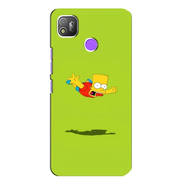 Чехол с принтом «Барт Симпсон» для TECNO POP 4 Чехол с принтом «Барт Симпсон» для TECNO POP 4