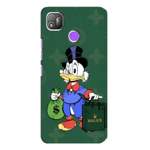 Чехли для TECNO POP 4 - Скрудж МакДак Louis Vuitton (PREMIUMPrint) (Богата Утка)