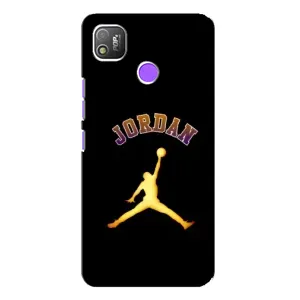 Чехлы для TECNO POP 4 - с картинкой JORDAN (AlphaPrint) (Jordan Gold)