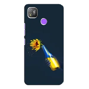 Чехол для Патриота Украины TECNO POP 4 - (AlphaPrint) (Коктейль молотова)