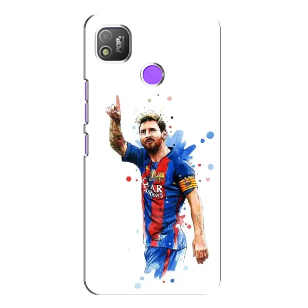 Чехол с принтом «Лео Месси» для TECNO POP 4