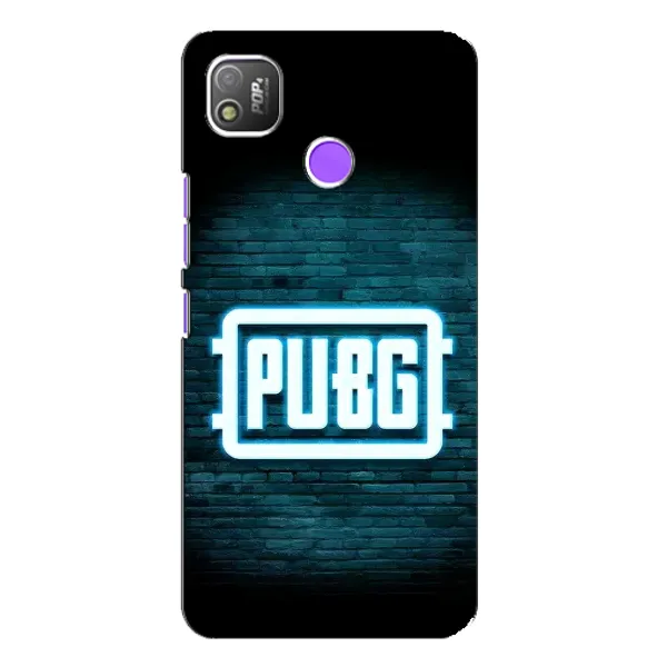 Чохол з принтом «Лого PUBG» для TECNO POP 4 Чохол з принтом «Лого PUBG» для TECNO POP 4