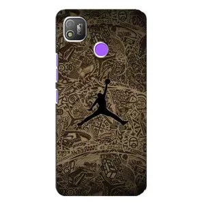 Чехлы для TECNO POP 4 - с картинкой JORDAN (AlphaPrint) (Logo Jordan)