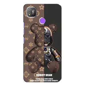 Крутые Чехлы Луи Виттон для TECNO POP 4 (AlphaPrint) (Медведь Луи Витон)