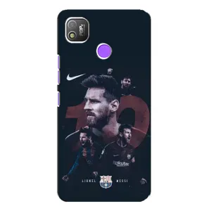 Чехлы Месси для TECNO POP 4 (AlphaPrint) (Месси 10)