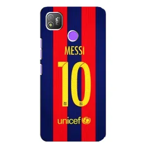 Чехлы Месси для TECNO POP 4 (AlphaPrint) (Messi Barca 10)