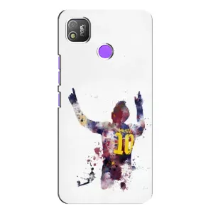 Чехлы Месси для TECNO POP 4 (AlphaPrint) (Messi Barca)