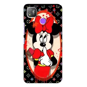 Чохол Disney Mouse TECNO POP 4 (PREMIUMPrint) (Мінні Маус ЛВ)