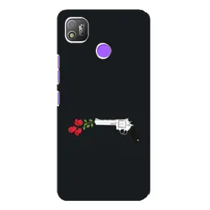 Чехлы (ART) Цветы на TECNO POP 4 (VPrint) (Неочікувані квіти)