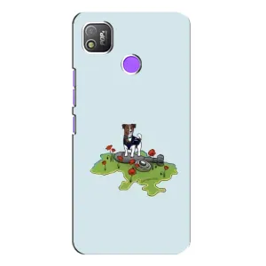 Чехлы с картинкой собаки Патрон для TECNO POP 4 (AlphaPrint) (Сапер Пес)