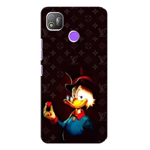 Чехли для TECNO POP 4 - Скрудж МакДак Louis Vuitton (PREMIUMPrint) (Скрудж з ботліантом)