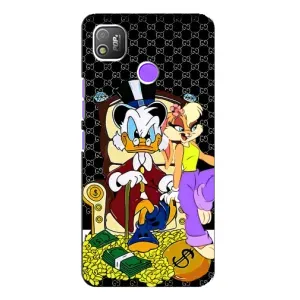 Чехли для TECNO POP 4 - Скрудж МакДак Louis Vuitton (PREMIUMPrint) (Стильна Утка)