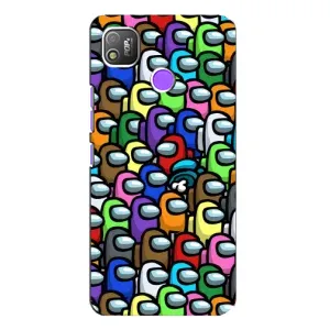 Чохли Амонг Ас для TECNO POP 4 (AlphaPrint) (Убитий)