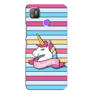 Чехол для Техно Поп 4 - (Единорожки - Новинки) (AlphaPrint) (Unicorn)