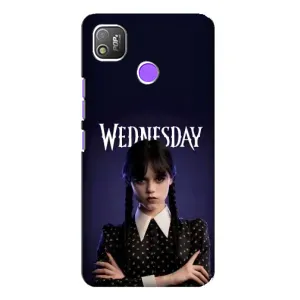 Чехлы Венсдей на TECNO POP 4 Уэнсдей (AlphaPrint)