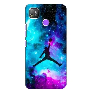 Чехлы для TECNO POP 4 - с картинкой JORDAN (AlphaPrint) (Яркий Джордан)