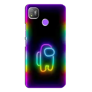 Чохли Амонг Ас для TECNO POP 4 (AlphaPrint) (Яскравий скін)