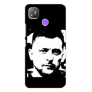 Чохол для TECNO POP 4 (AlphaPrint - с принтом Зеленського)