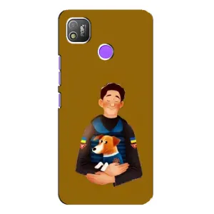 Чехлы с картинкой собаки Патрон для TECNO POP 4 (AlphaPrint) (ЗСУ Патрон)
