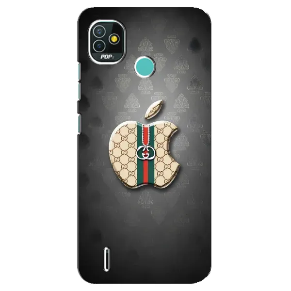 Чохол з принтом «Apple gucci» для TECNO Pop 5 (BD2p)