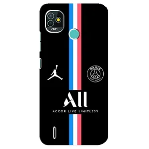 Чехлы PSG для TECNO Pop 5 (BD2p) (AlphaPrint) (футболка ПСЖ)