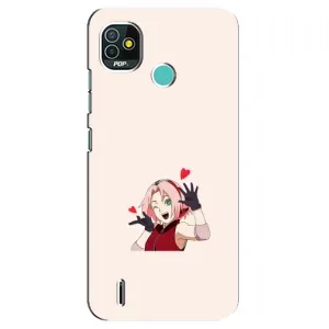 Чехол с принтом «Лайк Сакура» для TECNO Pop 5 (BD2p)