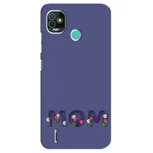 Чехлы для мамы на TECNO Pop 5 (BD2p) (Мама в цветах)