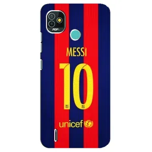Чехлы Месси для TECNO Pop 5 (BD2p) (AlphaPrint) (Messi Barca 10)