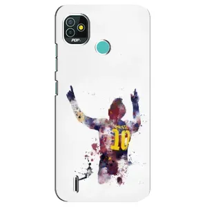 Чехлы Месси для TECNO Pop 5 (BD2p) (AlphaPrint) (Messi Barca)