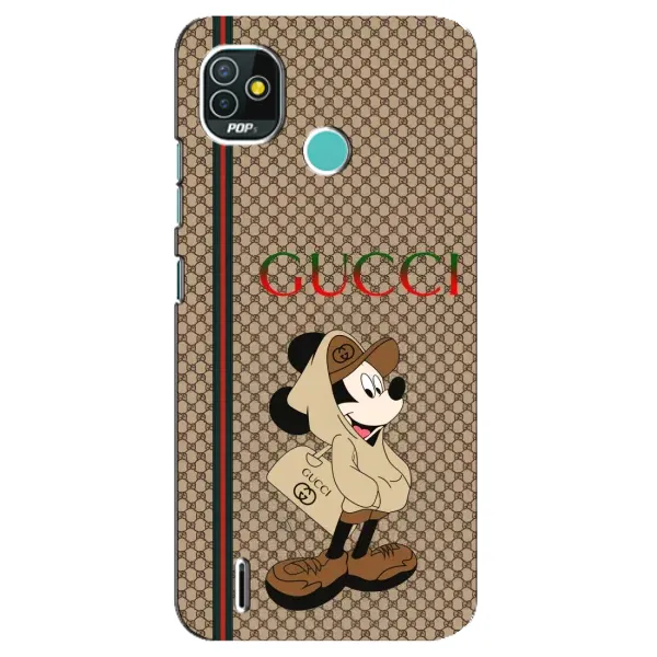 Чохол з принтом «Mickey GUCCI» для TECNO Pop 5 (BD2p)