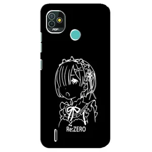 Чехол с принтом «Re: Zero» для TECNO Pop 5 (BD2p)