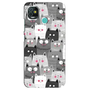 Чохли з Котиками для TECNO Pop 5 (BD2p) (VPrint) (Мальовані котики)