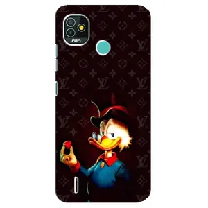 Чехли для TECNO Pop 5 (BD2p) - Скрудж МакДак Louis Vuitton (PREMIUMPrint) (Скрудж з ботліантом)