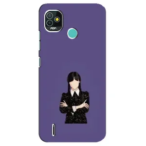 Чехлы Венсдей на TECNO Pop 5 (BD2p) Уэнсдей (AlphaPrint)