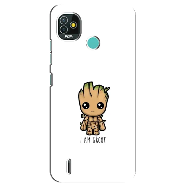Чохол з принтом «Я є Грут» для TECNO Pop 5 (BD2p) Чохол з принтом «Я є Грут» для TECNO Pop 5 (BD2p)