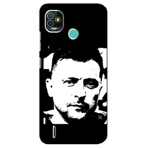 Чохол для TECNO Pop 5 (BD2p) (AlphaPrint - с принтом Зеленського)