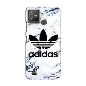 Чехлы Адидас для Tecno Pop 5 GO (AlphaPrint) (Адидас на мраморе)